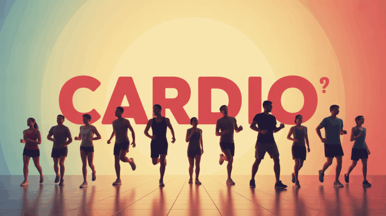 Groupe motivé faisant du cardio en ambiance positive