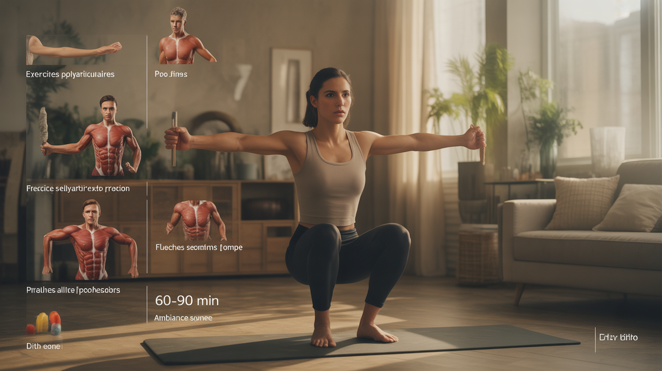 Exemple séance musculation exercices polyarticulaires