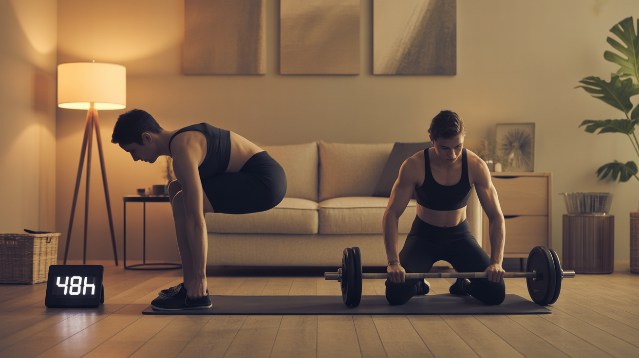 Exercices pont fessier Nordic curl ischio jambiers