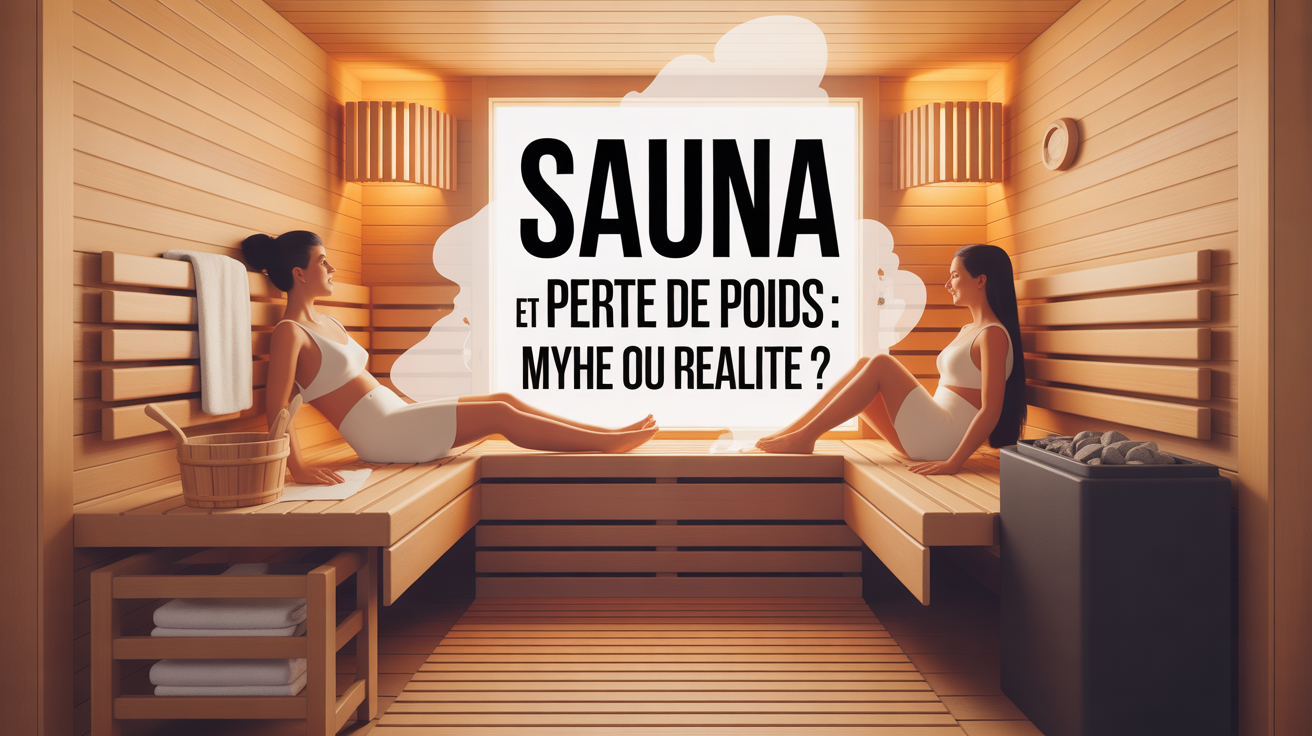 Illustration cabine sauna perte de poids mythe realite