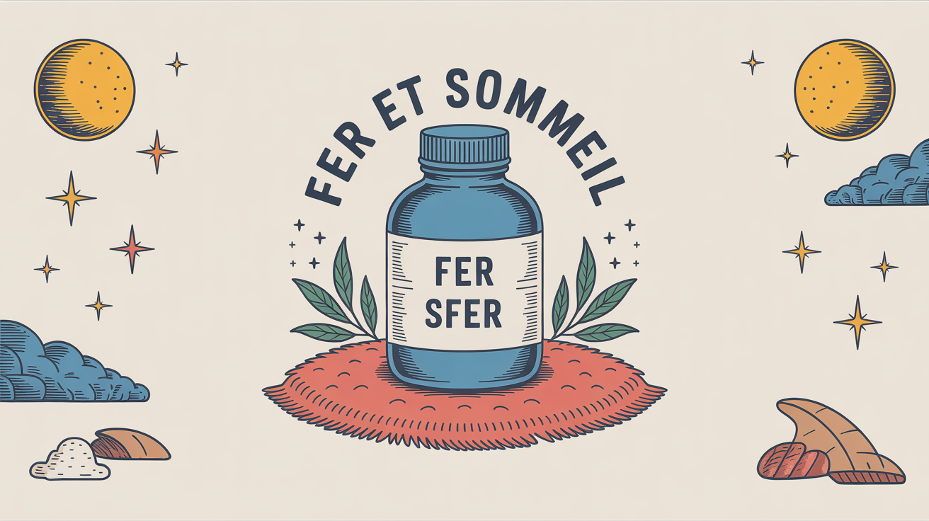 Flacon de fer avec lunes étoiles coussin doux sommeil