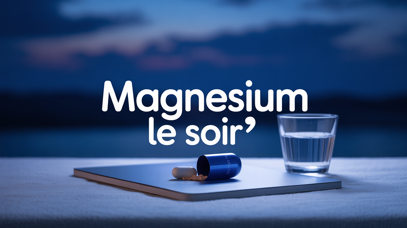 magnesium le soir sommeil calme veritable