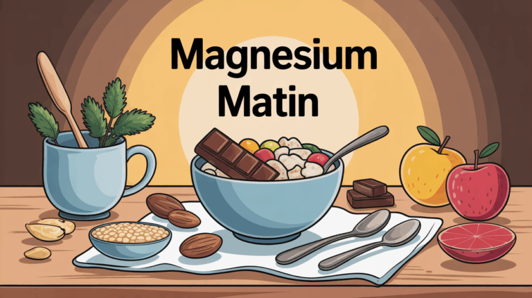 bowl petit-dejeuner riche en magnesium flocons avoine chocolat amandes graines