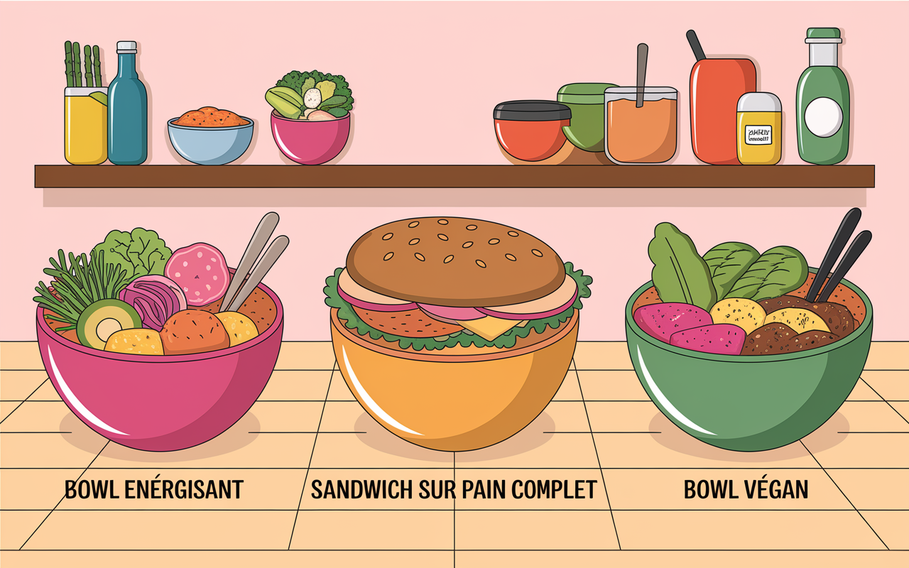 recettes petit-dejeuner magnesium bowls sandwich vegan