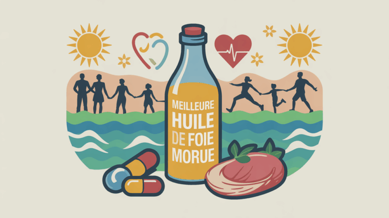 meilleure huile de foie de morue bouteille capsules sante