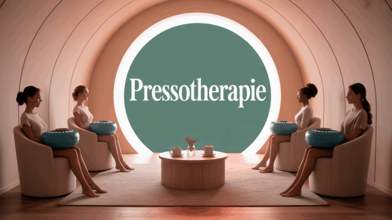Salle de pressotherapie détendue avec bottes gonflables