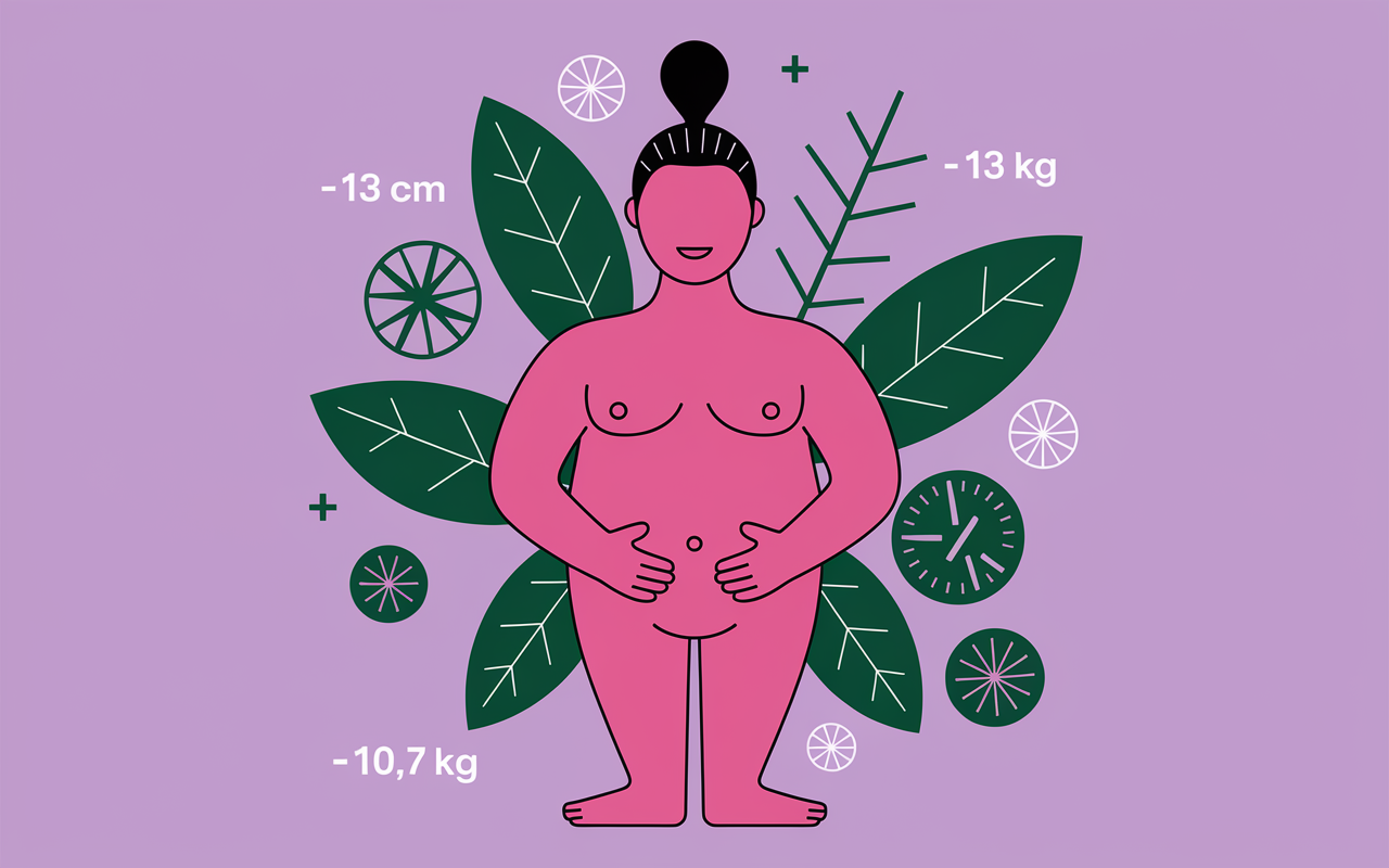 Pro Collagene Ventre Plat silhouette ventre plat chiffres perte poids