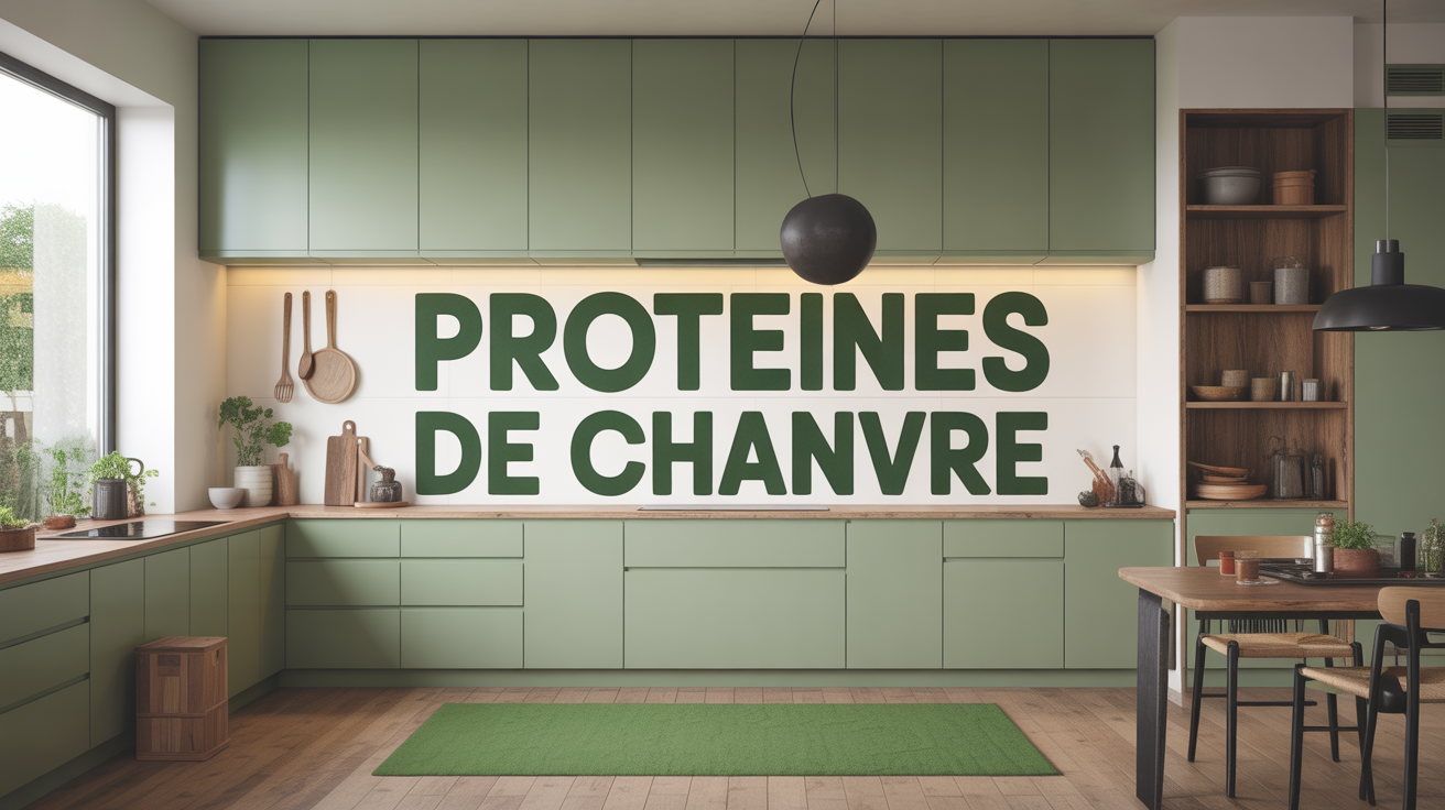 scene cuisine proteines de chanvre atmosphère rassurante