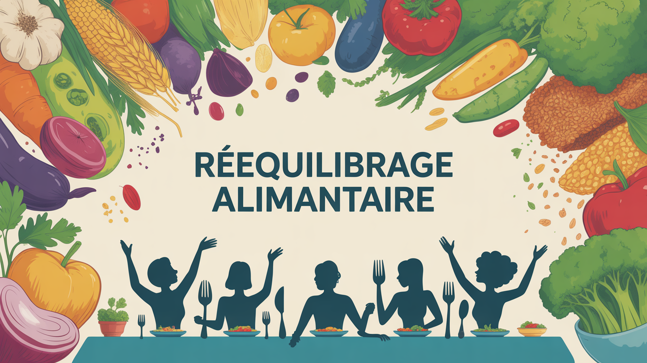 Grande assiette legumes reequilibrage alimentaire