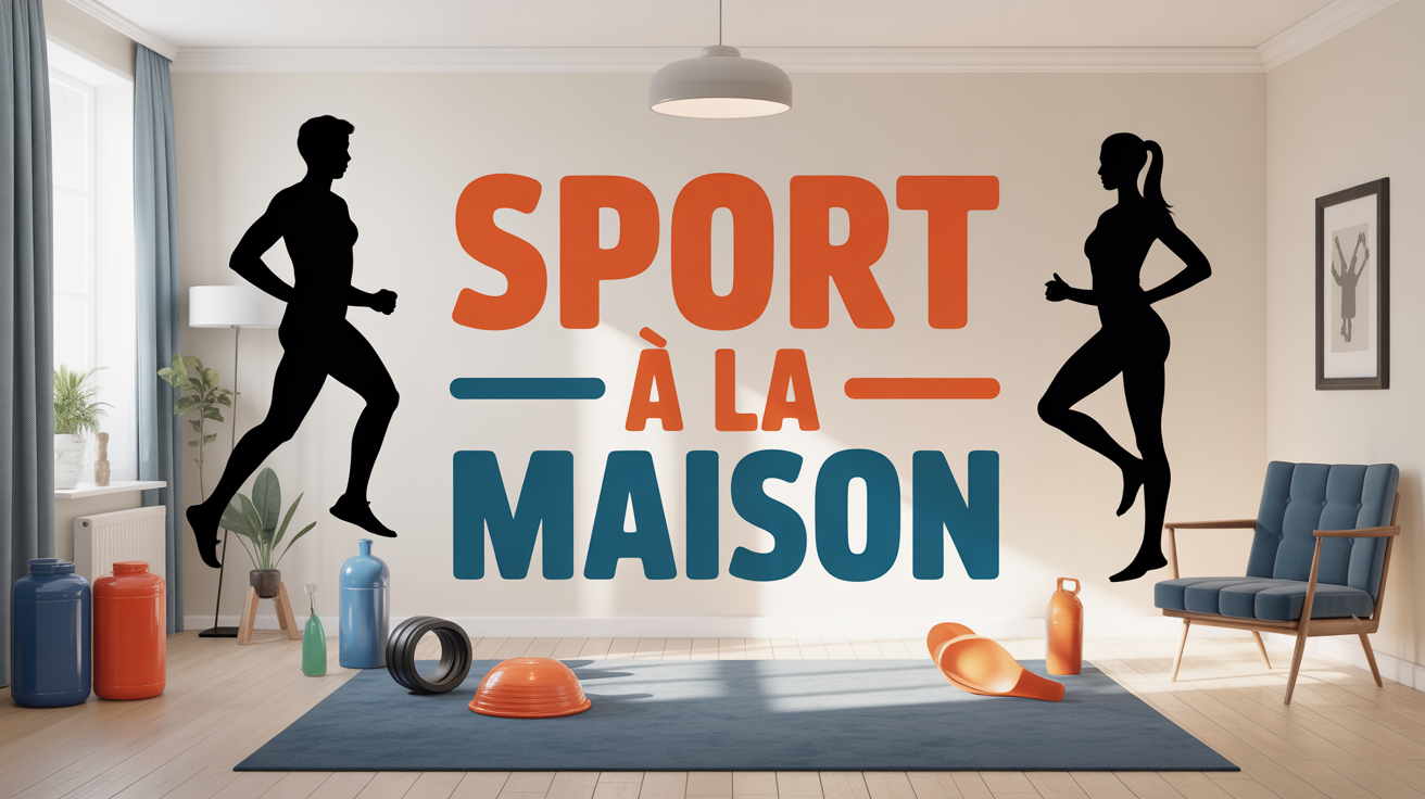 sport a la maison homme femme equipement simple salon lumineux