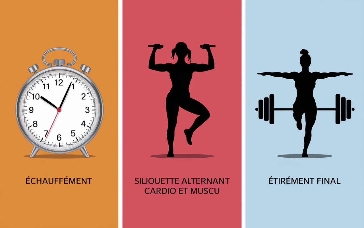 sport a la maison programme echauffement cardio etirement