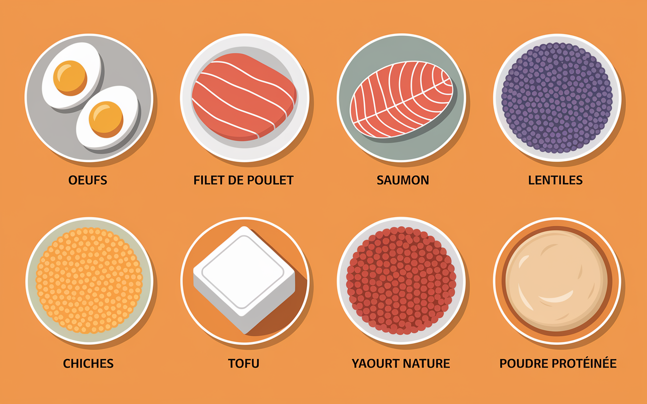 aliments protéines ventre plat classement