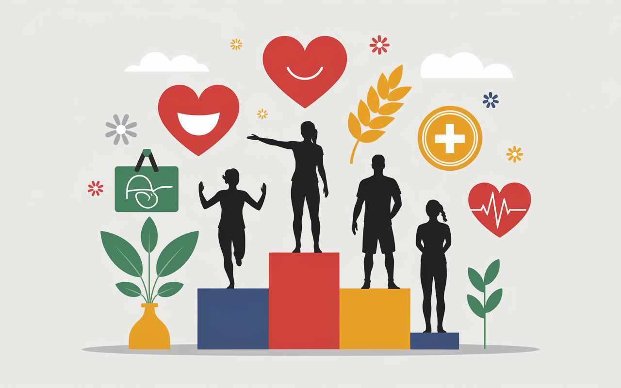 icônes bienfaits graines de lin cardio digestion hormone