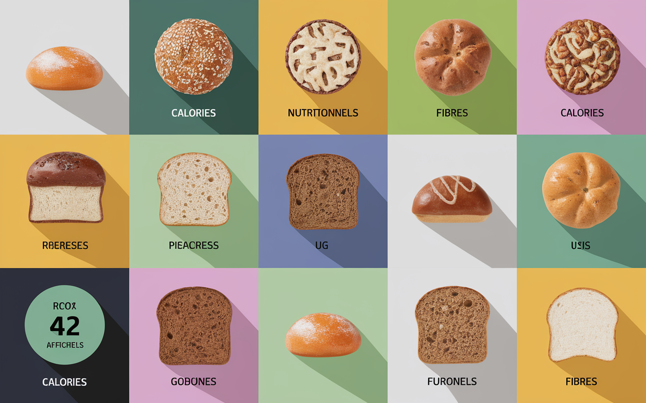 Tableau pain de seigle calories fibres IG