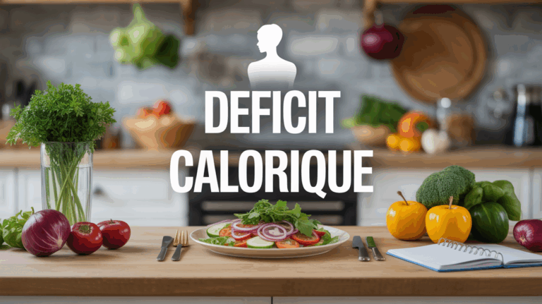 deficit calorique scene cuisine assiette saine balance
