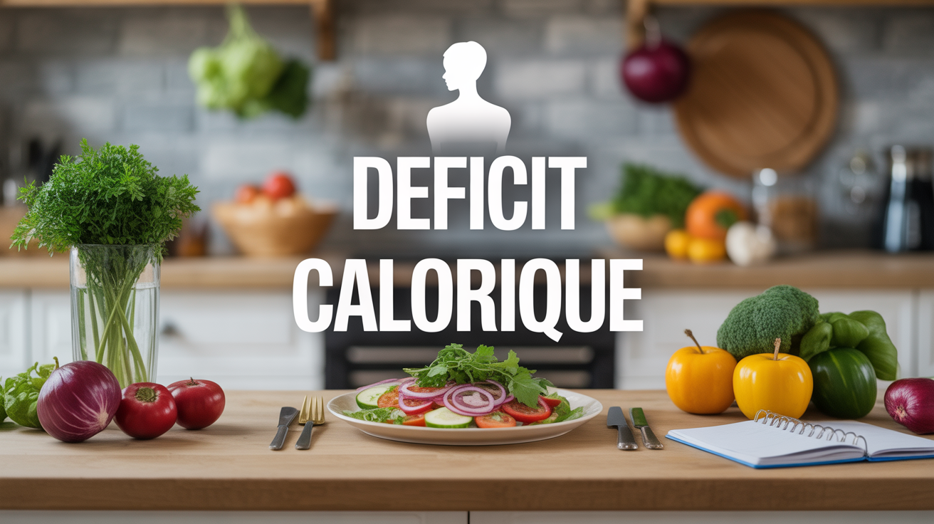 deficit calorique scene cuisine assiette saine balance