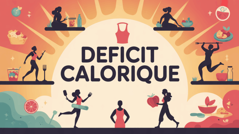 balance stylisee deficit calorique silhouettes optimisme