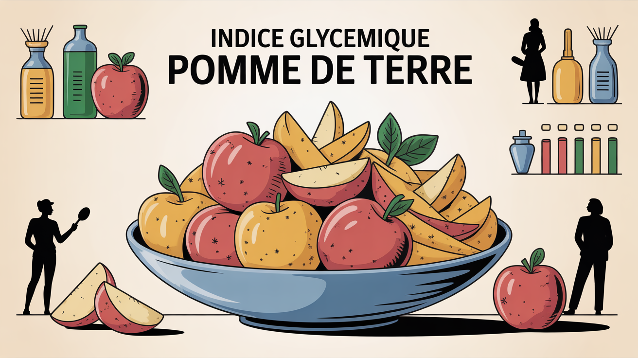 Assiette pommes de terre cuisson vapeur frites purée indice glycémique