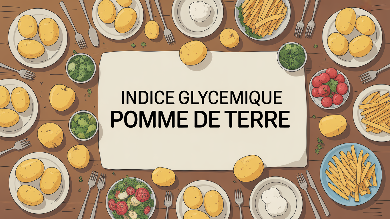 Indice glycémique pomme de terre et variétés sur table conviviale