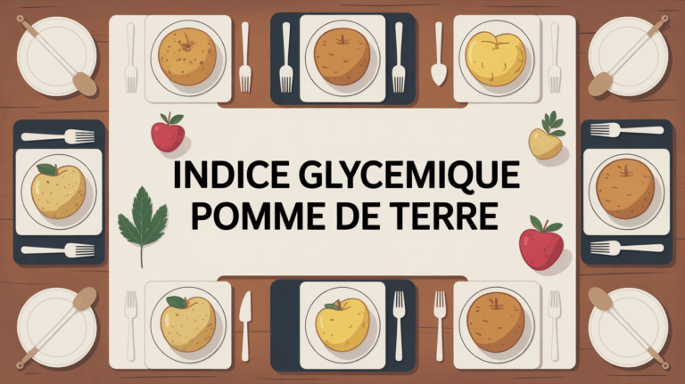 Table familiale pommes de terre cuisson et graphique IG