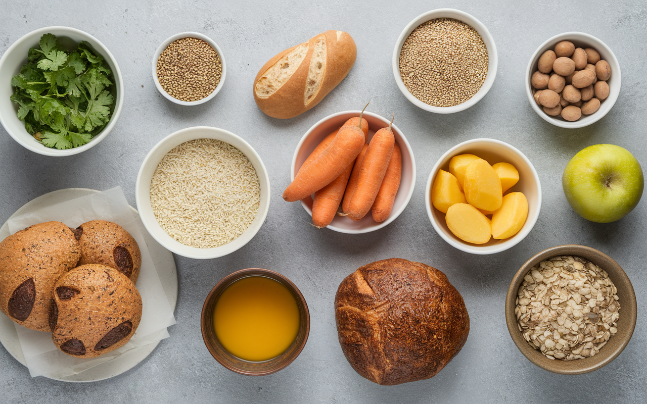 visuel aliments IG bas par catégorie