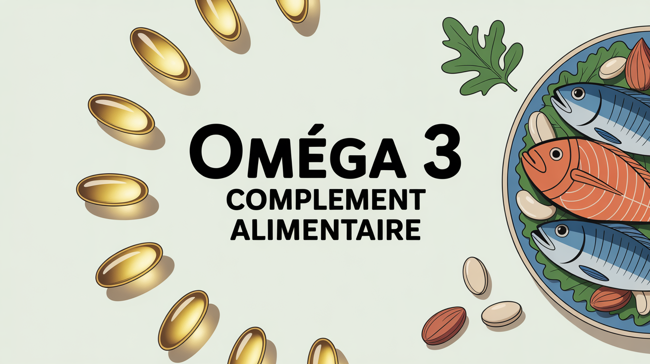 omega 3 complement alimentaire image gélules poissons noix salade