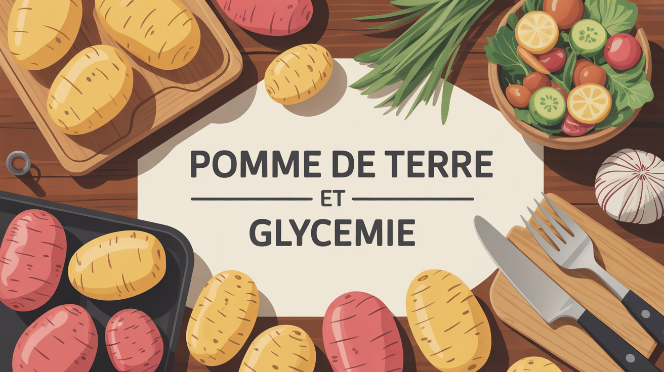 pomme de terre glycemie sur table ambiance conviviale