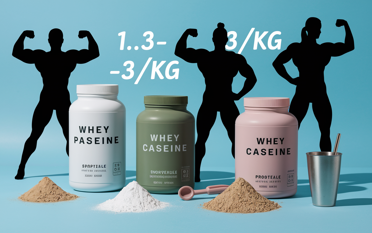 Table type proteines poudre dose musculation 1.6-3g