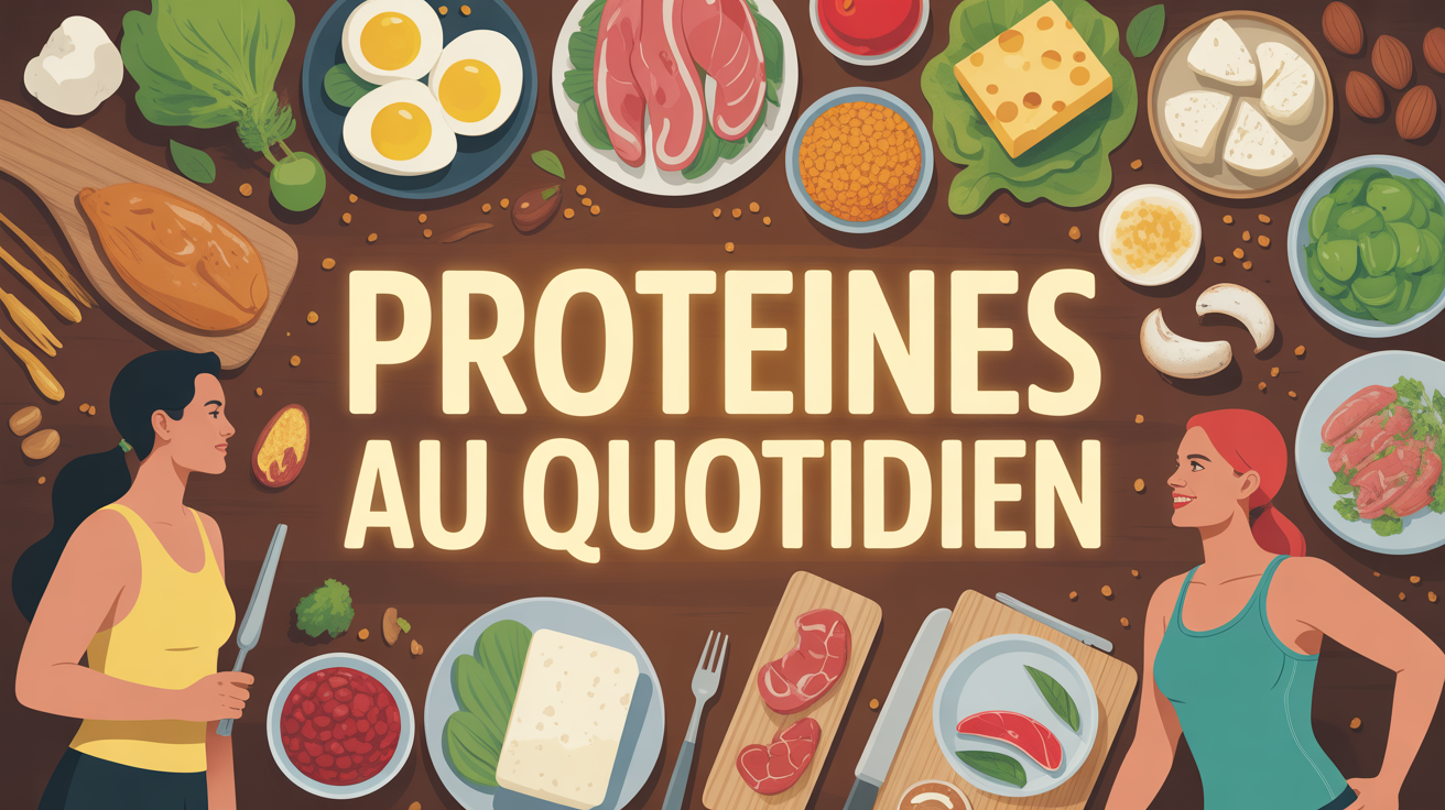 Table aliments protéines quotidiens adultes sportifs