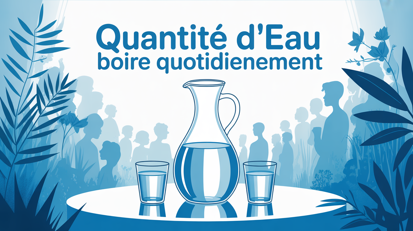 carafe verres quantite d eau boire quotidiennement
