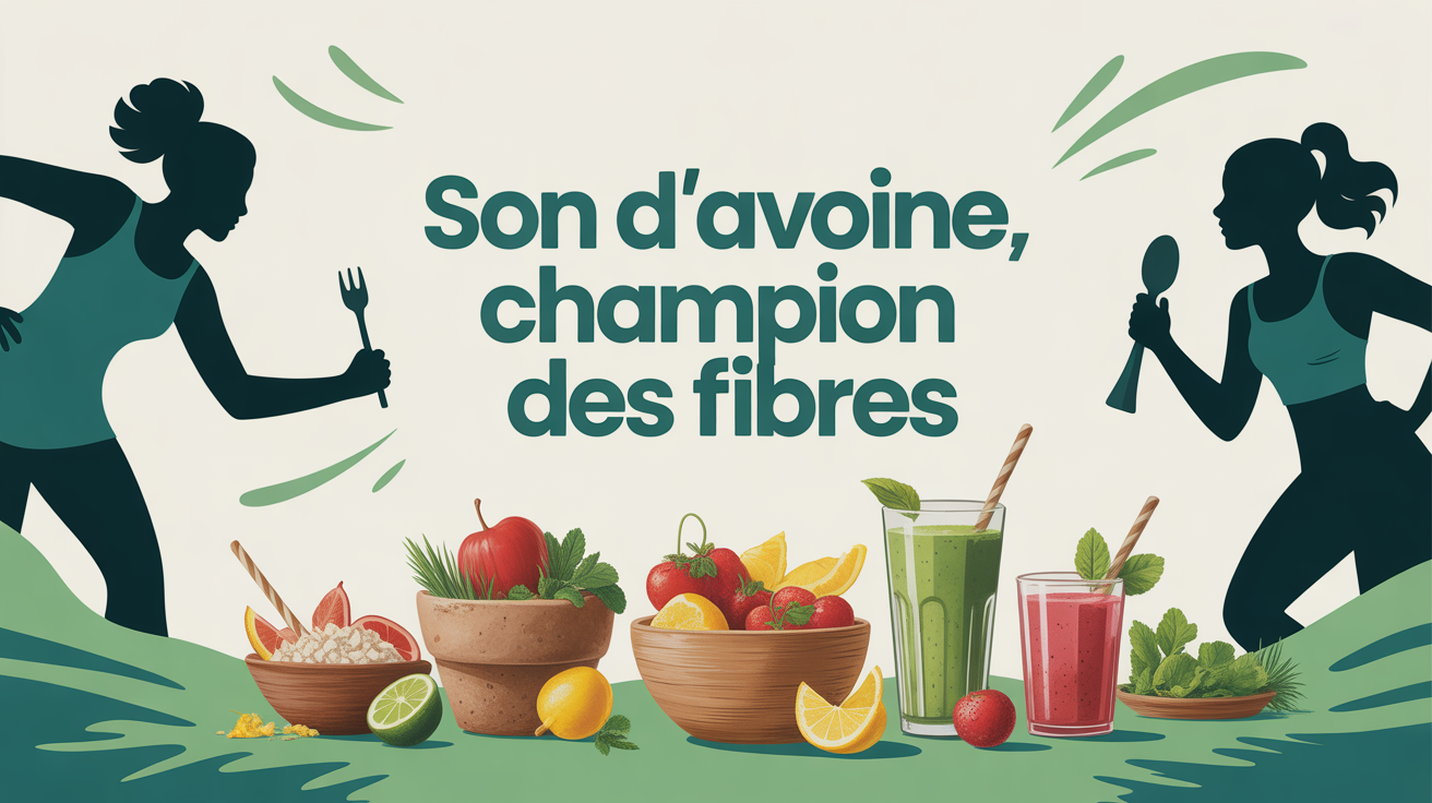 bols de son d avoine sur table moderne smoothie vegetalien energie bienveillance