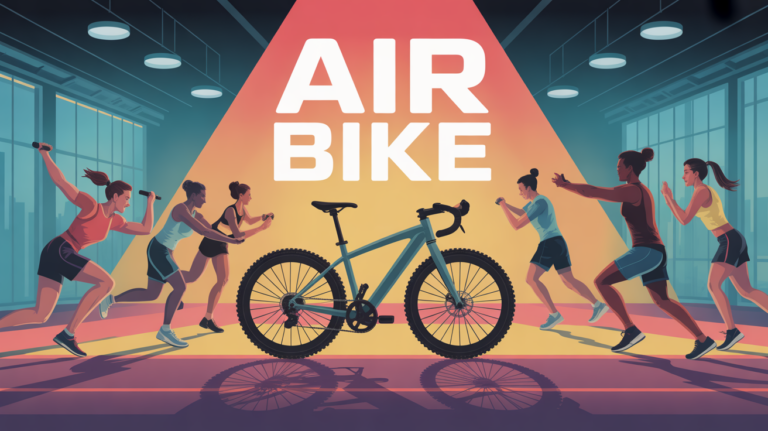 air bike authentique en salle de sport
