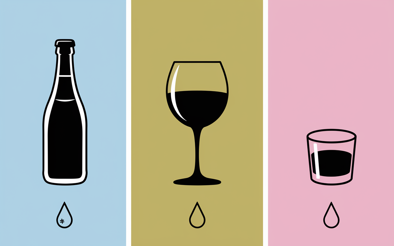 comparatif verre standard biere vin spiritueux