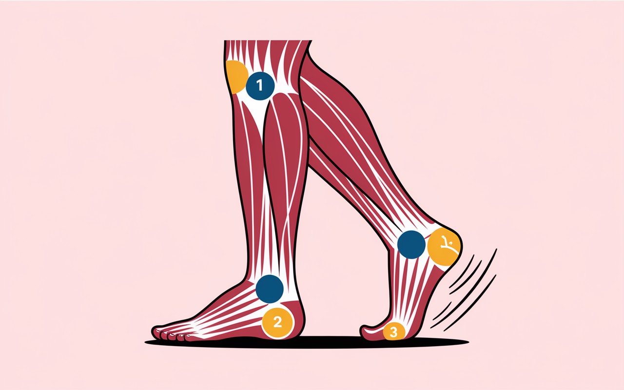 Schéma anatomie ischio jambiers muscles genou hanche