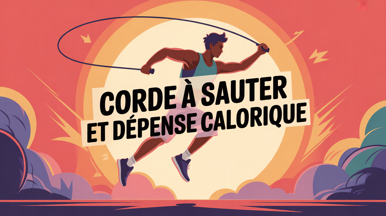 saut corde a sauter titre depense calorique cardio couleur vive