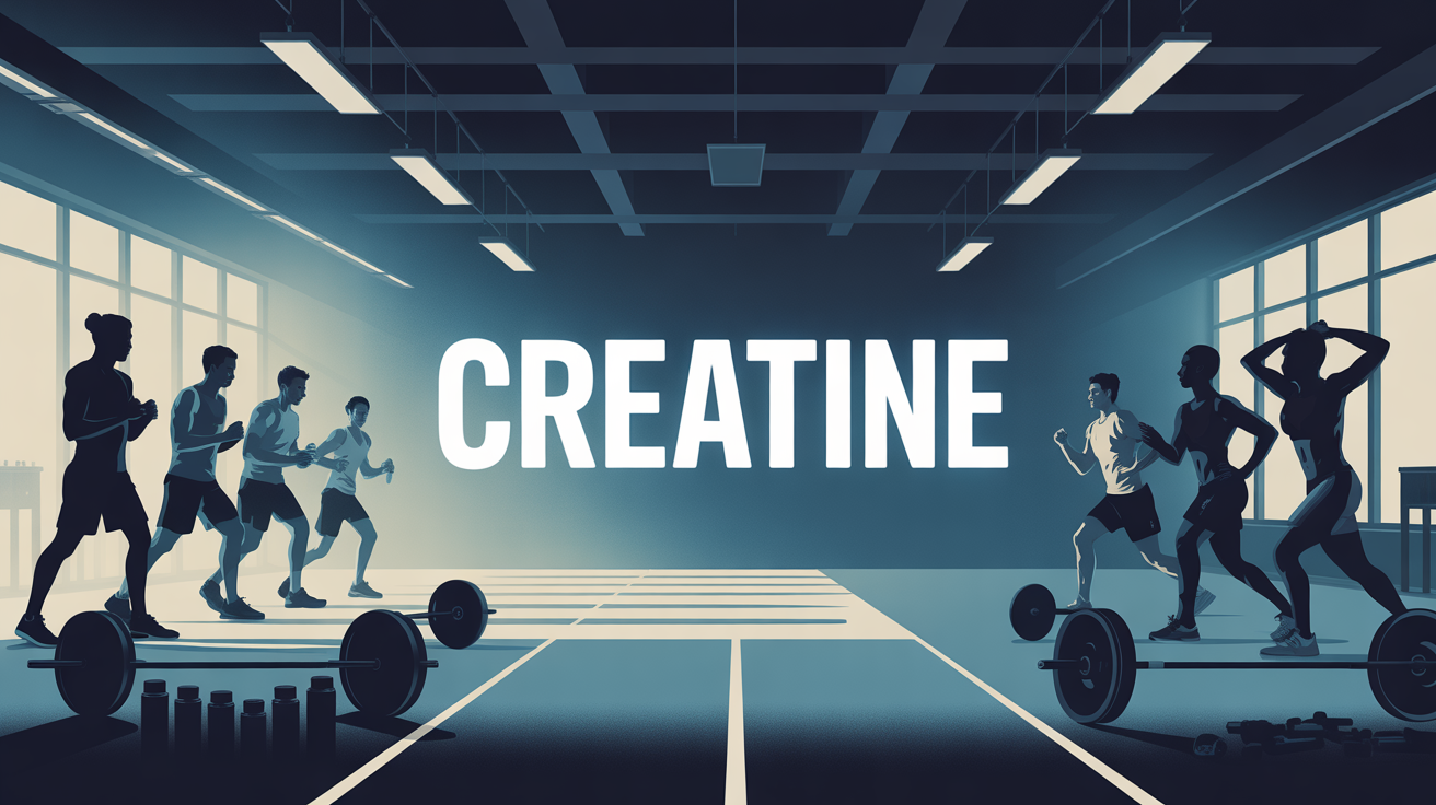 scene salle de sport mixte haltères shaker creatine