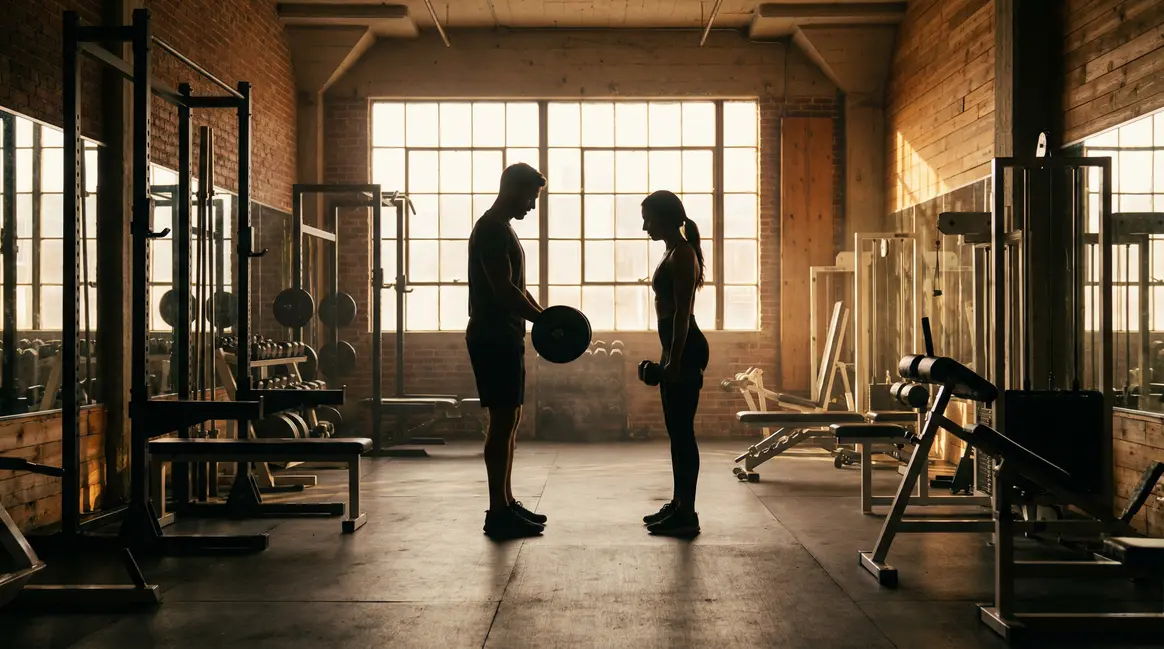 sportifs entrainement duo musculation