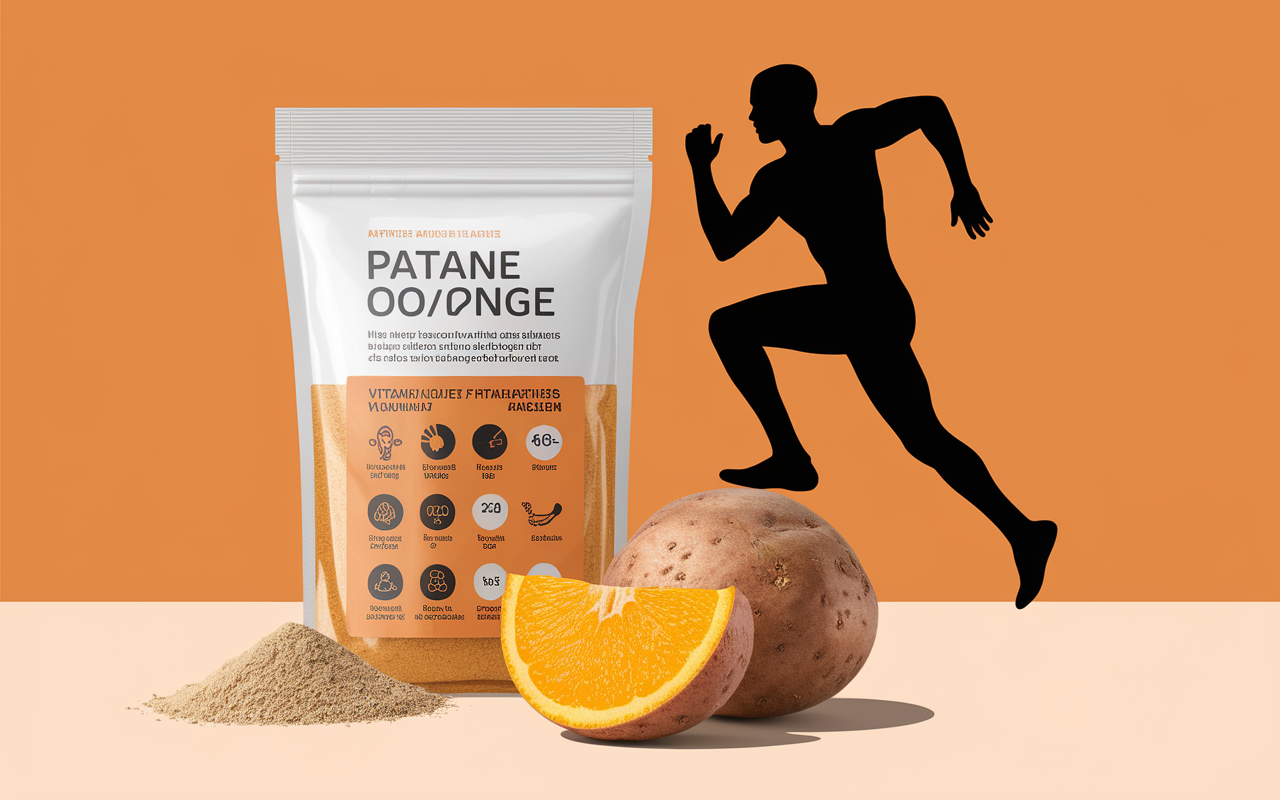 Sachet farine de patate douce pictogrammes index glycémique