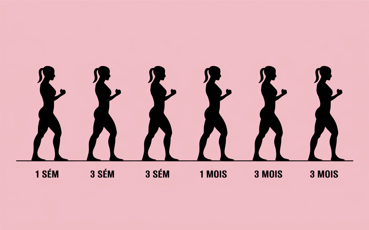 Timeline gainage 2 minutes progression posture tonicite