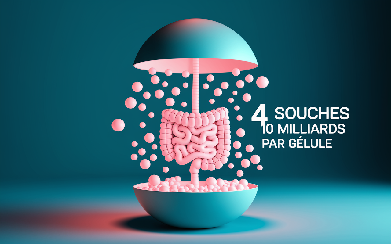 Gélule lactibiane avec 4 souches digestion immunite