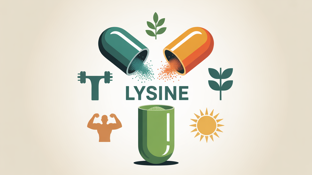 lysine gélule ouverte vitalité icons immunité sport naturel