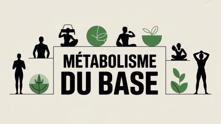 illustration metabolisme de base symbole bien-etre