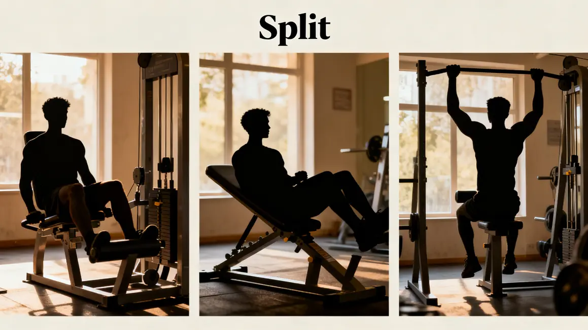 split musculation groupes musculaires alternes