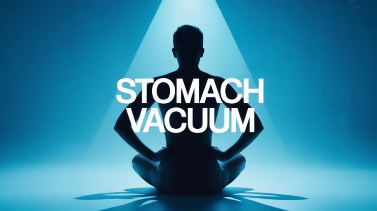 Silhouette stomach vacuum posture bien-etre