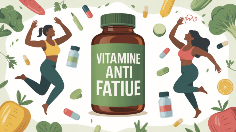 visuel silhouettes énergie vitamines anti fatigue