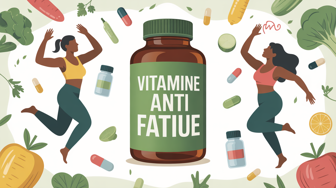 visuel silhouettes énergie vitamines anti fatigue
