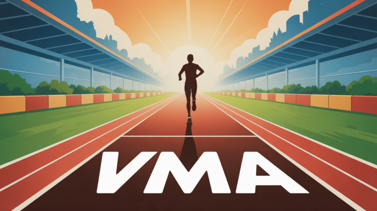 VMA piste course running vue du dessus