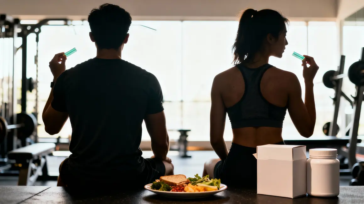 utilisation de BioXtrim gommes par sportifs avec repas équilibré