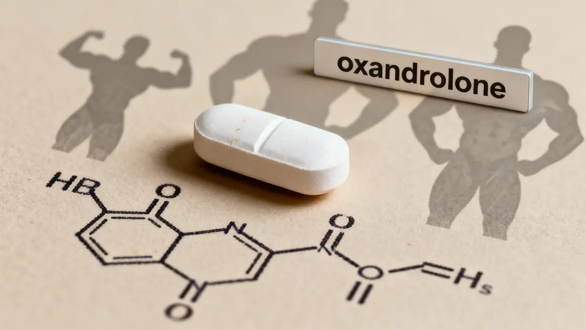 Tablette oxandrolone Anavar fond neutre