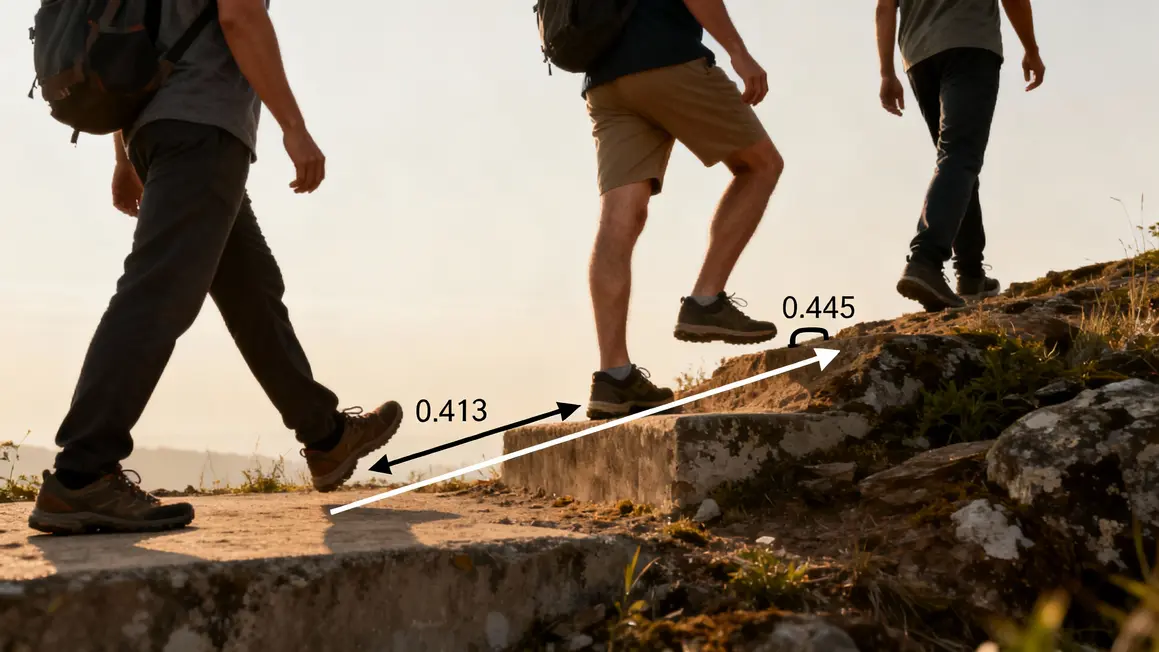 facteurs longueur pas taille terrain, schema